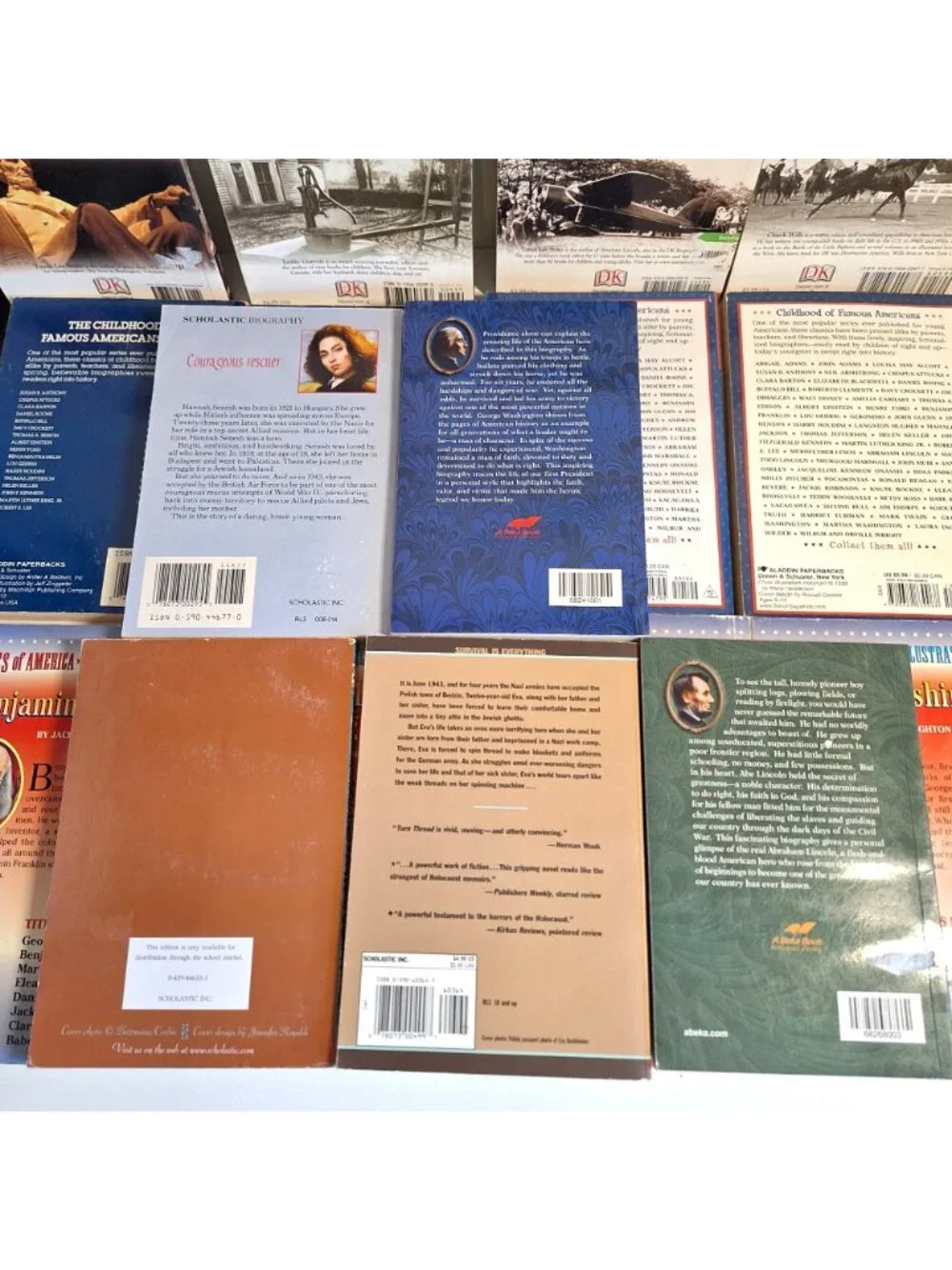 Historical Biography Chapter 17 Book Lot DK Einstein Lincoln Buffalo Bill Keller - Picture 8 of 8